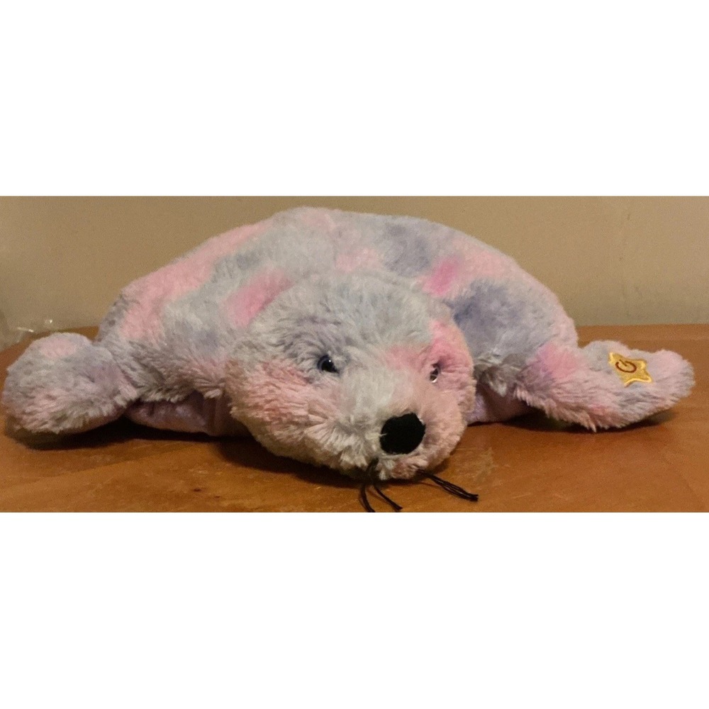 Pillow Pets Glow Pets SHIMMERING SEAL Stuffed Animal‎ Plush Toy 19" Lights Work